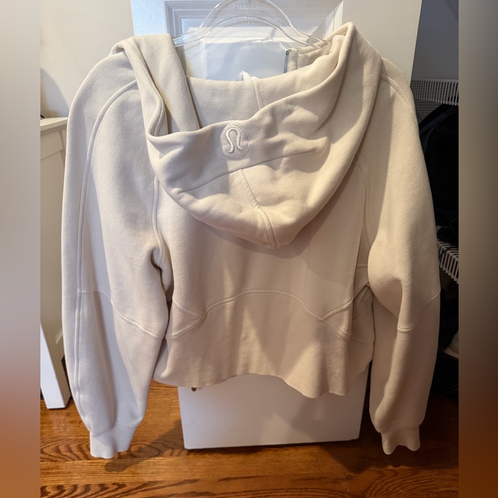 Cream Lululemon zip up